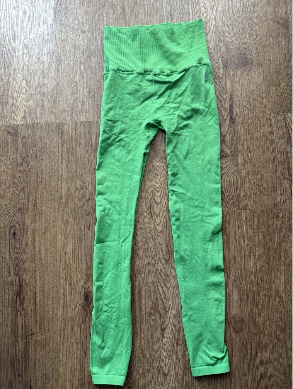 FP Movement Free People Good Karma Leggings XS/S Green High Rise Seamless